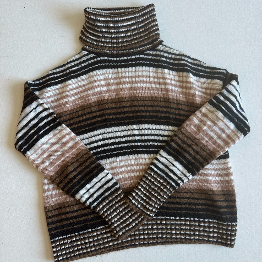 360 Sweater Multi-Striped Wool Sweater